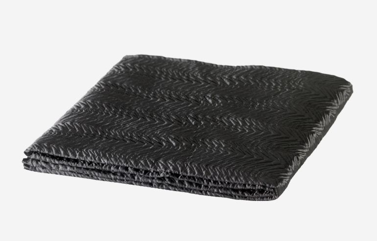 Cubrecama Zirt negro 100x200 cm