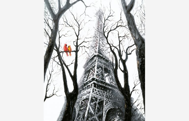Cuadro Bird at Eiffel