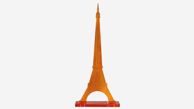 Torre Eiffel naranja