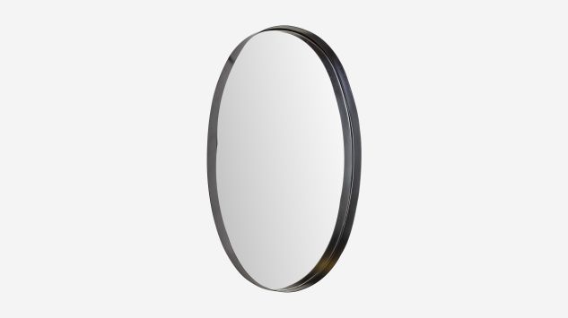 Espejo ovalado Mirror negro