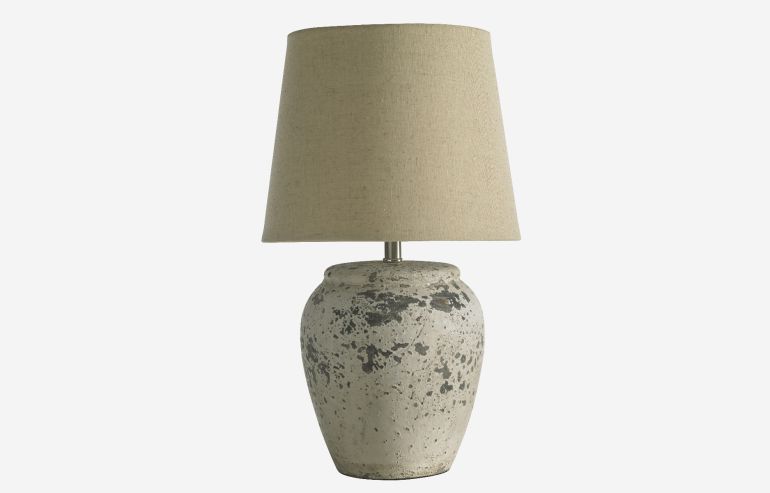 Corinto white table lamp