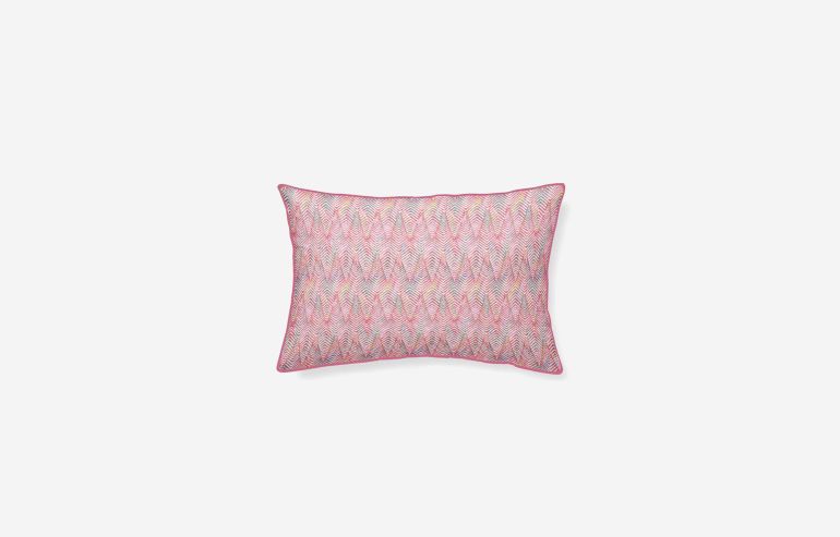 Delko linen pink cushion 45x30 cm