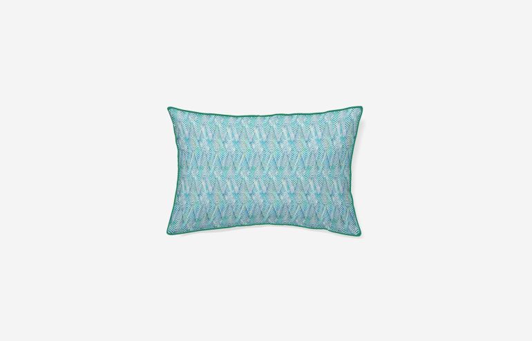 Delko linen blue cushion 45x45 cm