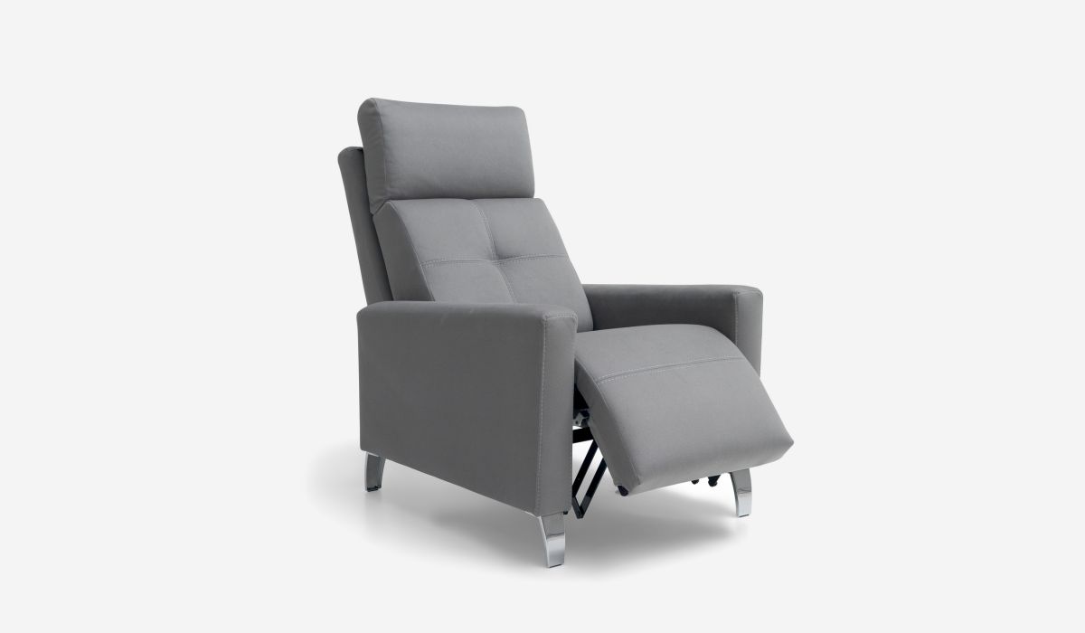 Loira gray manual relax armchair s/o