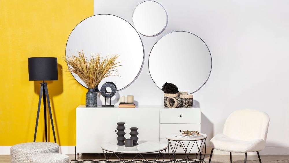 Usa espejos para decorar tu hogar